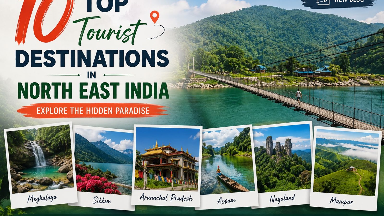 10 Top tourist destinations in North East India